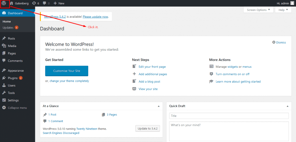 Check your WordPress version