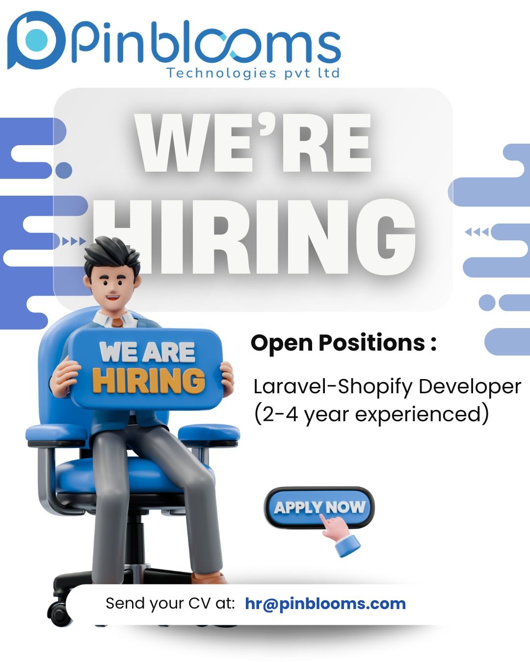 Black Blue 3D Modern