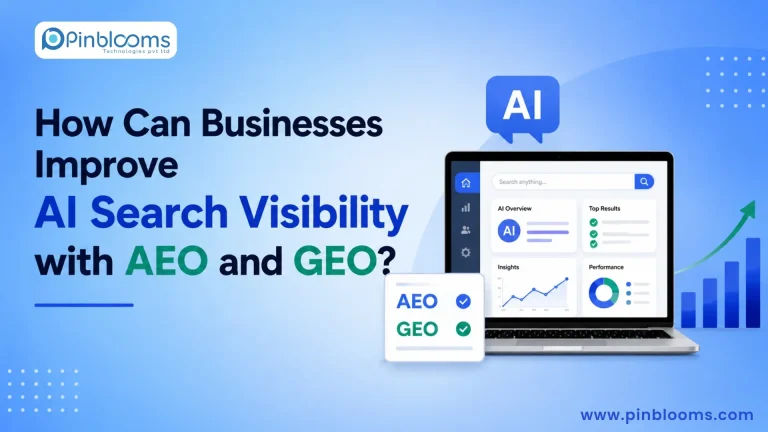 How businesses can improve AI search visibility with AEO and GEO using structured content, AI search optimization, and answer engine optimization strategies.