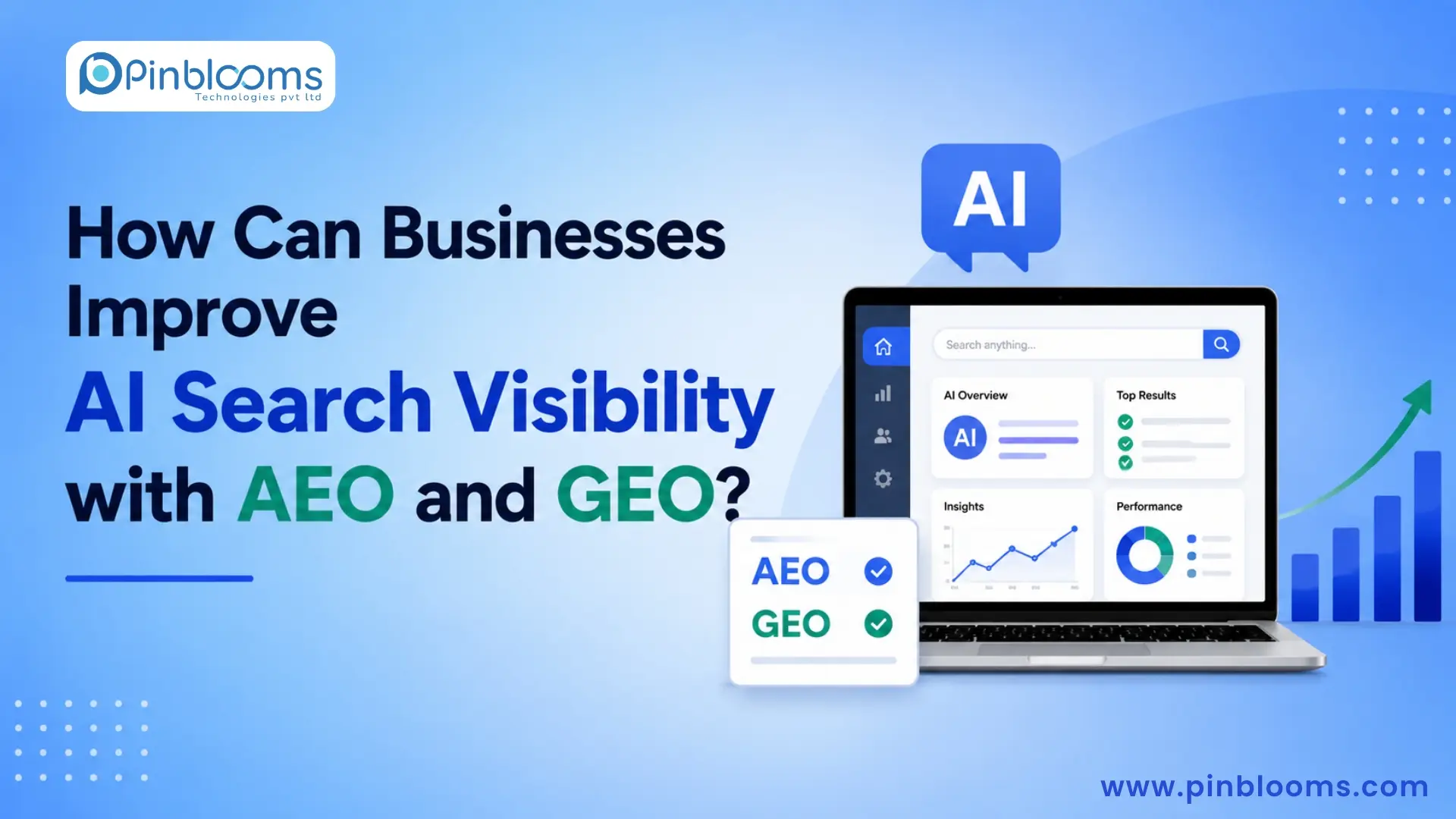 How businesses can improve AI search visibility with AEO and GEO using structured content, AI search optimization, and answer engine optimization strategies.